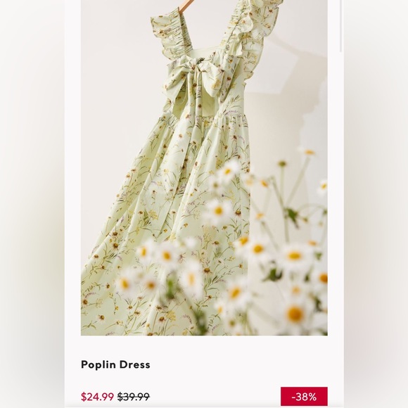 ISO H&M wildflower poplin dress - Picture 2 of 2